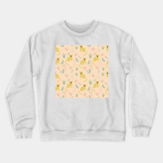 cat Crewneck Sweatshirt by beleafcreativ